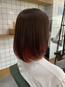 ファスナー(fustener) アンブレラカラー×ミディアムボブ