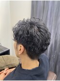 大人色気パーマ【#メンズカット#メンズパーマ#グレイカラー】