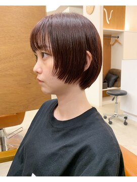 ハニバニ(hanibani) 前上がりショートボブ