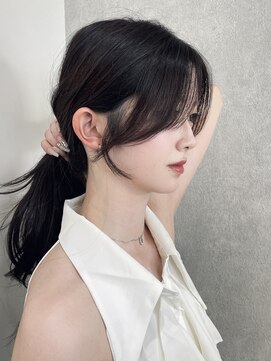 ジーナ 福岡天神(Zina) 韓国ヘア/顔周りレイヤー/顔周りカット/Zina福岡天神