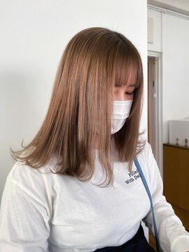 クラップス オル 金沢八景(CLAPS Ore) 金沢八景ダブルカラーくびれボブイルミナカラー顔周りレイヤー