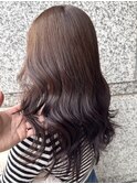 ブリーチなしWカラーで明るい透明感に