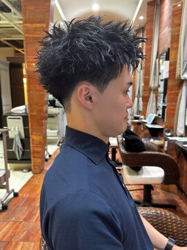 メンズサロンバムオム 名古屋栄店(MEN’S SALON BAMM HOMME) 【爽快×男らしさ】刈り上げスパイキーでキリッとキマる！