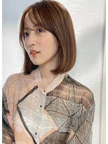 マルツ 銀座(maltu) 小顔似合わせマチルダボブベージュカラー髪質改善/銀座/東京