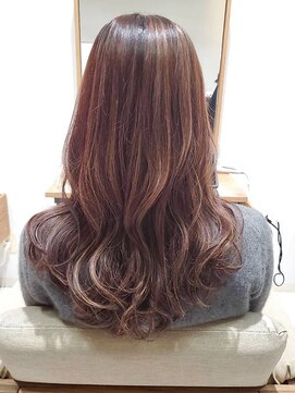 ヘアリゾート粋 リマ 銀座店(lima) 透明感まろやかブラウン/レイヤーカット/艶髪ウェーブ