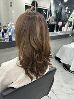 エンディアリング 東銀座(Endearing) コテ巻き風パーマ/ロングヘア/大きめカール