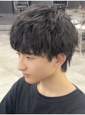 メンズショート/ルーズショート/ツイストスパイラル/ツーブロ