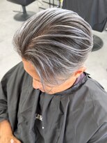 ウィリーベル 沖縄(WILLIE BELLE) メンズバレイヤージュ/メンズカット/シルバーアッシュ