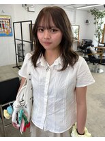 ソーソー(SoSo)&nbsp;ヘーゼルベージュ7.31ナチュラルショートダークパープル