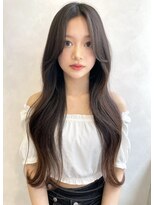 トゥルーズ 梅田店(TLUUS) 【TLUUSダークパープルミルクブラウンナチュラルショート】