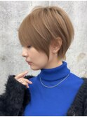 丸みコンパクトショート｜小顔見え大人ショート