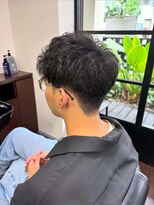 ジョイボックス 東三国店(JOYBOX) くせ毛を活かしたパーマ風マッシュスタイル