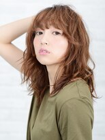 ヘアメイク アース 古川店(HAIR&MAKE EARTH)&nbsp;無造作感をプラスしたシフォンカールスタイル【EARTH古川】