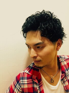 プレミアムバーバー 赤坂店(PREMIUM BARBER produce by HIRO GINZA) スパイキーショート×パーマスタイル