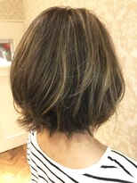 コンクス(CONKS)&nbsp;外ハネグレージュボブ