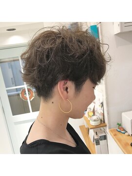 レンク(LENC) Coast.ベリーショート×ツーブロック×かりあげ×パーマ