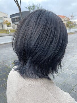 グート ヘアーメイク(gut HAIR MAKE) ブラックブルー