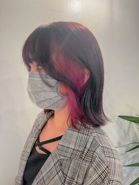 ネイヴィル オモテサンドウ(navile omotesando) ＊レッドブラウン×ピンク＊