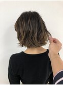 【ING】30代40代50代白髪ぼかしハイライト×カジュアルボブ♪
