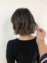 イング(ING) 【ING】30代40代50代白髪ぼかしハイライト×カジュアルボブ♪