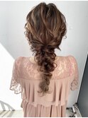 ゆるふわ編み下ろしヘアセット　schritt mtsuki