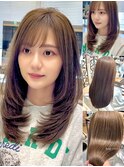 ワンカールで華やかレイヤーカット★髪質改善ストレートも人気★
