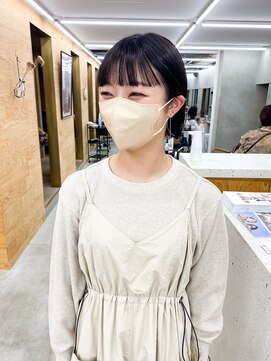 トゥコ(tuco) ぷつっとボブ　ぷつっと　切りっぱなし　ボブ　前髪　ボブカット