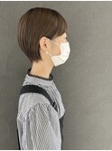 【nobuyo】丸みショート × foggy beige