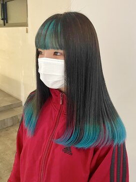 ザ オーダー(THE ORDER) 裾カラー/インナーカラー/ポイントブリーチ/ダブルカラー/艶髪