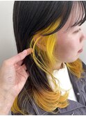 イエローイヤリンググラデーションカラー
