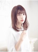 前髪/マチルダボブ/インナーグレージュ/30代40代/人形町