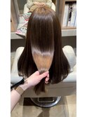 艶髪 韓国ヘア 透明感カラー