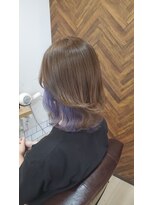 シルエット(S‘ilette) インナーカラーブルーパープル