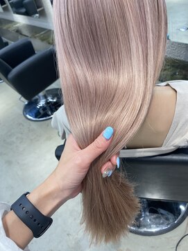 ペレ 栄店(PELE) 切りっぱなしボブ/エアリーロング/美髪/ピンクブラウン/栄