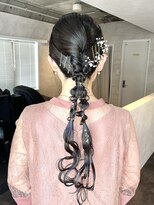 【手ぶらでok~飾り付き】タイトポニーツイン　satsuki
