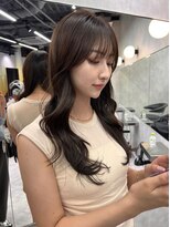 シティ(CITY)&nbsp;韓国ヘア　レイヤースタイル　グレージュカラー