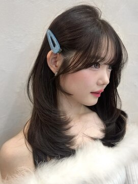 ユニ 原宿(uni) #39/デザインカラー/レイヤーカット/ウェットヘア/オリーブベー