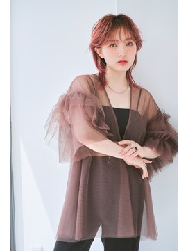 リトル エメ 仙台2号店(little×aimer) コーラルピンク×ウルフレイヤー