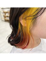ヘアーズ イオンモール徳島(HAIRZ) 《HAIRZ》渡内美遥　イヤリングカラー×推しカラー