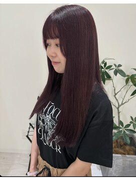 ジーナ 福岡天神(Zina) [Zina福岡天神]髪質改善/秋カラー/韓国ヘア/前髪