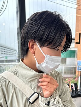 エルマーク 京橋(L-MARK) センターパート/ニュアンスパーマ/韓国/フェーザーパーマ/眉毛