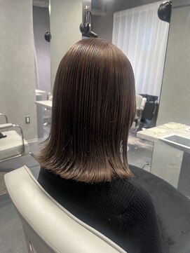 リラス 博多(rilas) ブリーチ無し　こっくりベージュ　オリーブ