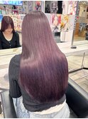 ブリーチなしパープルカラーラベンダーアッシュ