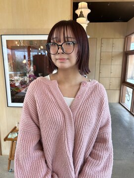 パレス(PAALS) 顔まわりレイヤー × チェリーレッド