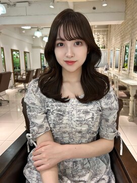 フォルテ 表参道店(FORTE) デジタルパーマ/チェリーブラウン/ホワイトグレージュ/卵型