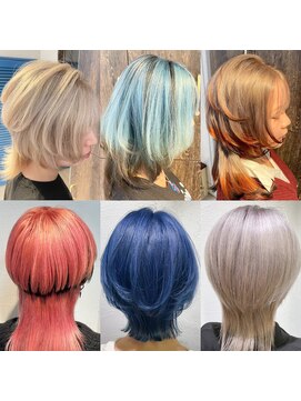 アジールヘア 池袋東口店(agir hair) ☆デザインカラー/クラゲヘアー/ウルフヘア/ミニウルフ/池袋東口
