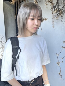 ディレクト(Direct) ショートボブハイライトレイヤーカットヘアセット髪質改善天文館