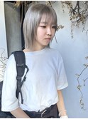 ショートボブハイライトレイヤーカットヘアセット髪質改善天文館