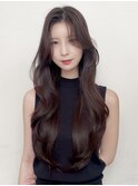 レイヤーカット 韓国ヘア