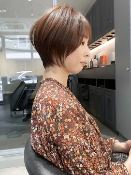 ロンド エメ 柏(Lond aimer) ショートボブ髪型20代30代40代絶壁解消小顔ショート白髪ぼかし柏